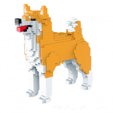 Shiba Dog Brick Building Kit